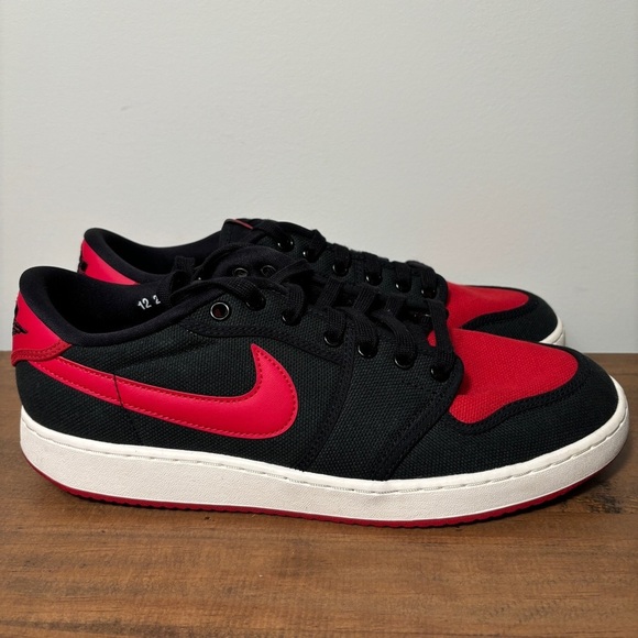Nike Other - Nike Air Jordan 1 AJKO Low Sneakers Bred Black Red Mens Shoes Size 12 DX4981-006
